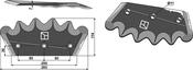 Food mixer knives, right (70-281) image