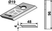 Rotary mower blade (80-103) image