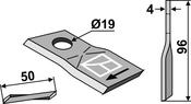 Rotary mower blade (80-124) image