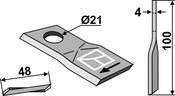Rotary mower blade (80-131) image