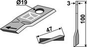 Rotary mower blade (80-160) image