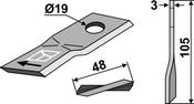 Rotary mower blades (80-164) image