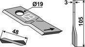 Rotary mower blades (80-165) image
