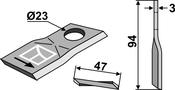 Rotary mower blade (80-166) image