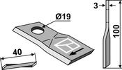 Rotary mower blade (80-190) image