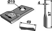 Rotary mower blade (80-236) image
