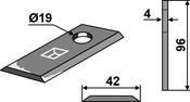 Rotary mower blade (80-250) image