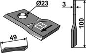 Rotary mower blade (80-255) image