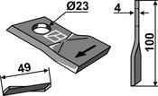 Rotary mower blade (80-258) image