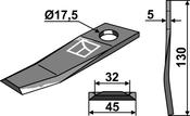 Rotary mower blade (80-261) image