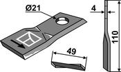 Rotary mower blade (80-272) image