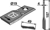 Rotary mower blade (80-278) image
