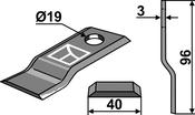Rotary mower blade (80-281) image
