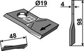 Rotary mower blade (80-287) image