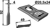 Rotary mower blade (80-289) image
