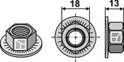 Hexagon nut – M12x1,75 (80-3010) image
