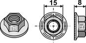 Nut – M10x1,5 (80-3019) image
