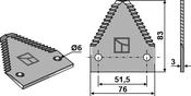 Mower knife (81-105) image