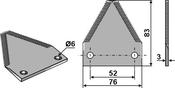 Mower knife (81-106) image