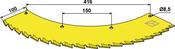 Saw blade – left – tungsten carbid hard faced (86-111) image