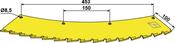 Saw blade – left – tungsten carbid hard faced (86-114) image