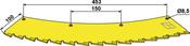Saw blade – right – tungsten carbid hard faced (86-115) image