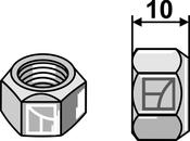 All-metal nut with squeezing device 7/16 (906-NPT-4375) image