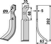 Blade, right model (BAR-21R) image