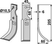 Blade, right model (BEN-30R) image