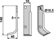 Blade, left model (COM-03L) image
