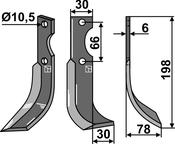 Blade, right model (FER-12R) image