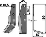 Blade, right model (GOL-26R) image