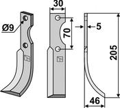 Blade, right model (HON-03R) image