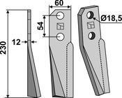 Rotary tine, left model (KUH-15L) image