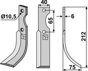 Blade, right model (NID-13R) image