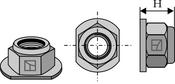 Self-locking nut – cone-shaped – M20x1,5 – 8.8 (RHMU-20) image