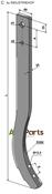 Cultivator shank – 720mm (101.6072LL-5) image