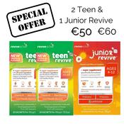 1 Teen Revive &amp; 2 Junior Revive 20 pack