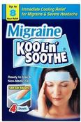 Kool'n' Soothe Migraine Soft 4 Gel Sheets
