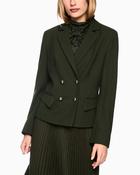 Marc Cain - Fitted Double-Breasted Blazer