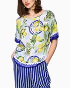 Marc Cain - Mediterranean Print Viscose Blouse image