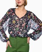 Marc Cain - Viscose Blouse with Floral Print image