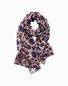 Monari - Allover Leopard Print Scarf image
