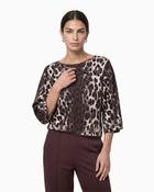 Monari - Leopard Jacquard Jumper