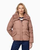 Monari - Quilted Jacket with Faux Fur image