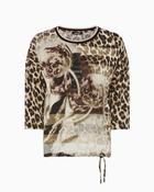 Olsen - Clara Panneaux Design Animal Print Top image