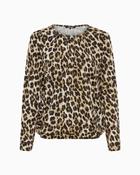Olsen - Leopard Print Long Sleeve T-Shirt image