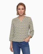 Olsen - Lime Print Blouse image