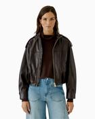 Oui - Faux Leather Jacket image
