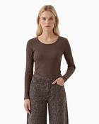 Oui - Long Sleeve Ribbed T-Shirt image